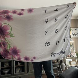 Baby Month Milestone Blanket