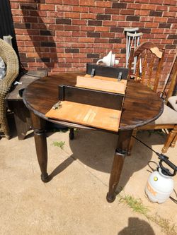 Antique  table and four chairs