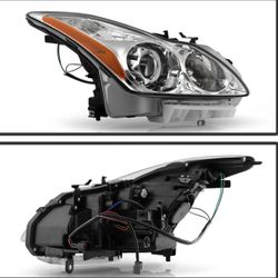 G37s Coupe 2008-2012 Passenger Side Headlight Assembly Unit New