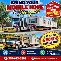WE'LL MOVE YOUR HOME FOR FREE!