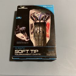 New Three Pack Soft Tip Tournament Darts