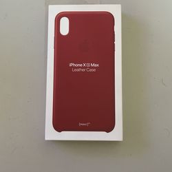 iPhone XS Max Leather Case