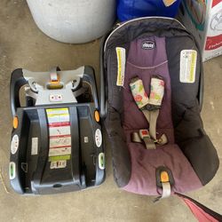 Chico Infant Car Seat & Base Purple 