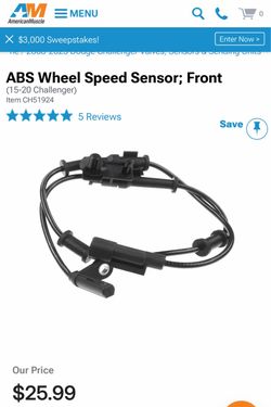 Dodge Challenger ABS Wheel speed sensor