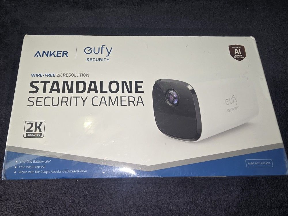 Eufy Security by Anker- Solo Cam Pro 2K Wireless Outdoor Surveillance Camera