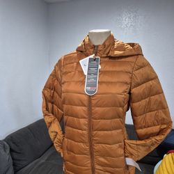 32 Heat Degreez Puff Jacket With Hoodie Size XS 