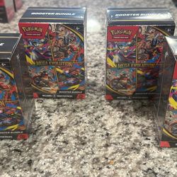 Pokémon 4 X Mega Evolutions Booster Bundles 