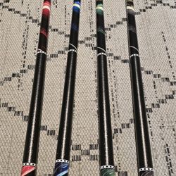 Billiards Cue Sticks ($12 Each)