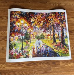 “Splendid Life”, Daniel Wall, Lithograph Unframed, 32”x26” with Certificate Of Authenticity
