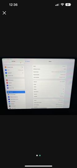 Apple iPad 5th Gen 256gb ( At@t) Wifi+cellular 