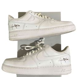 Nike Travis Scott x Air Force 1 Low Utopia Size 14 CW2288-111 Used Authentic