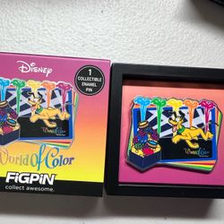 Disney World of Color FiGPiN DCA Dessert Party Pluto Pin Full Color $25