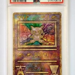PSA 10 1999 Japanese Ancient Mew 1 Corrected Promo Pokemon Card