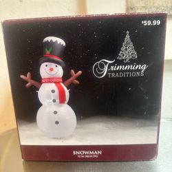 Trimming Traditions-Snowman Blowup-6 feet