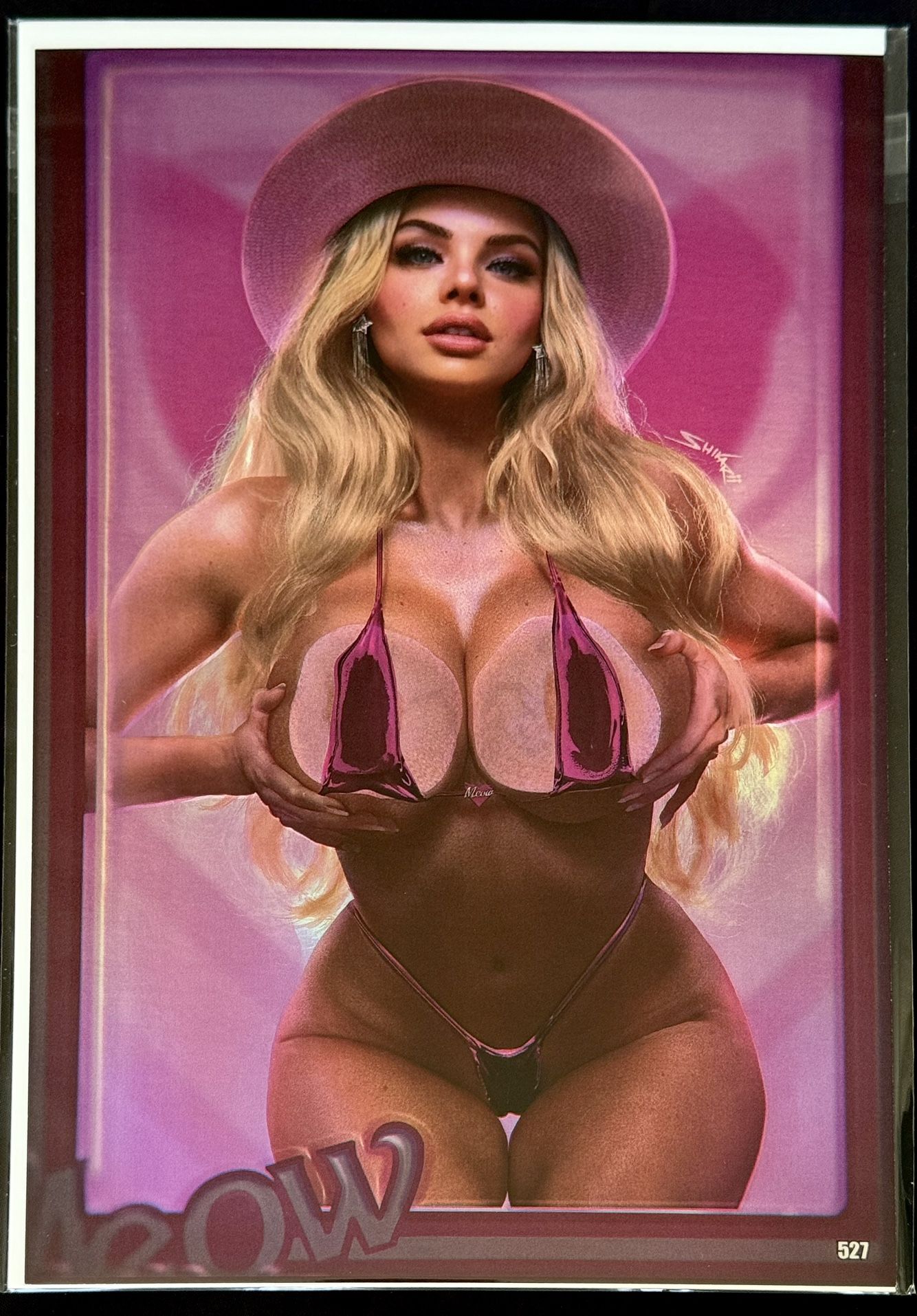 Foil Print Miss Meow #6 Shikarii Barbie Doll COSPLAY Bikini Virgin Print Cover-NM