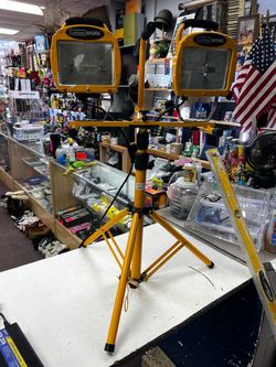 Luminar Work Fixed Dual-Head Halogen Work Light