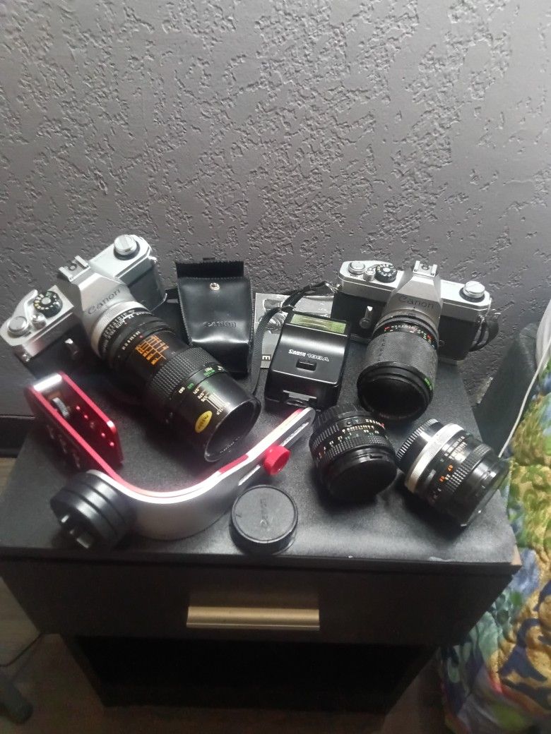 Vintage Cannon Cameras
