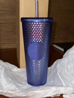 Starbucks 2021 Blue/Purple Iridescent Studded Venti 24oz Tumbler