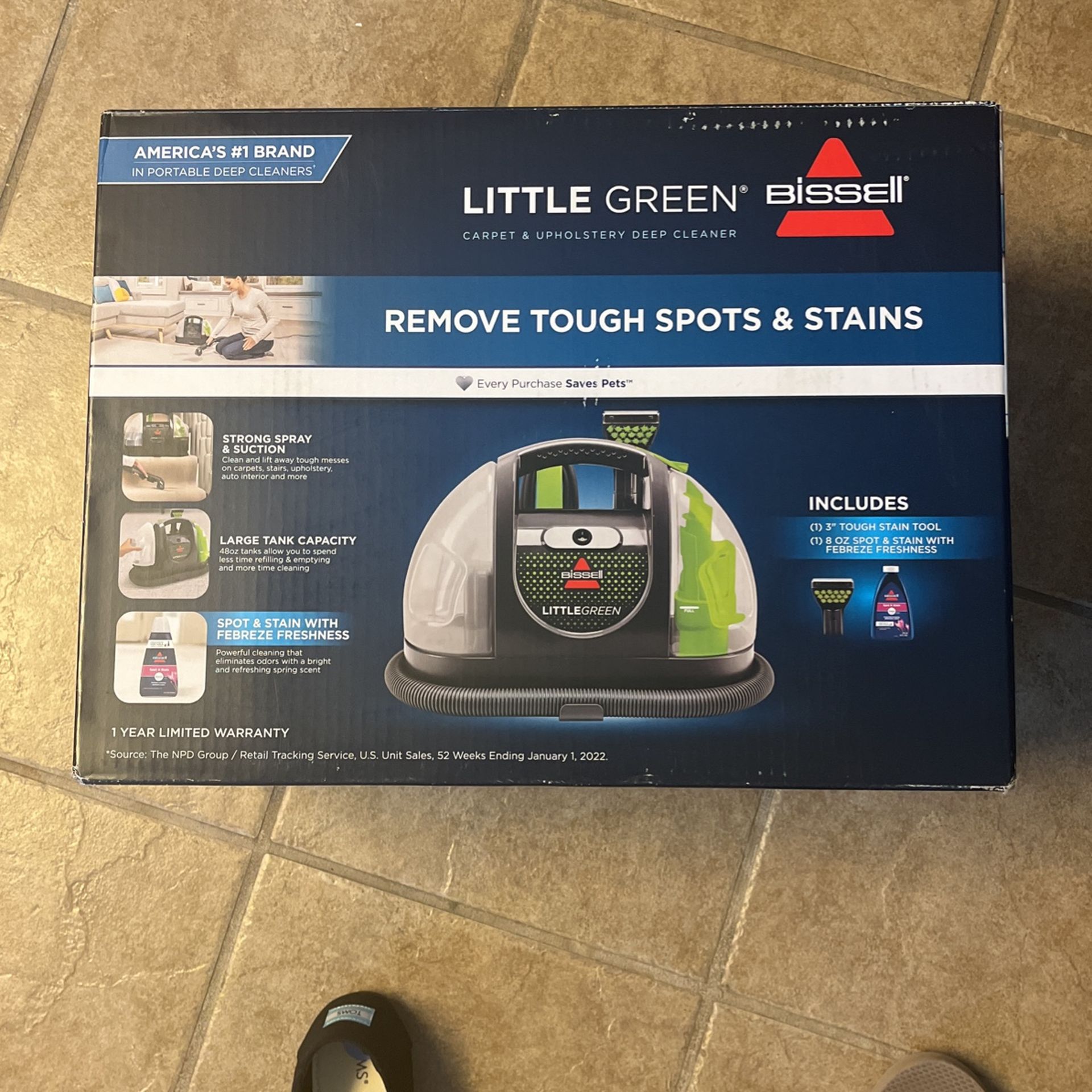 New Bissell carpet and upholstery cleaner