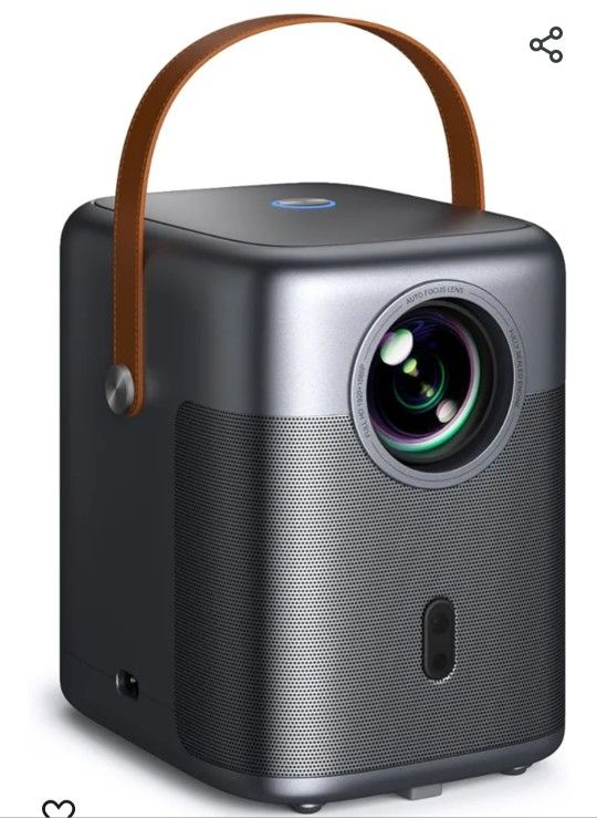 Projector with WiFi 6 and Bluetooth 5.2, ALVAR Portable Outdoor Projector 4K, Super Low Noise, Dust-Proof, 50% Zoom, 600 ANSI Native 1080P Proyector T