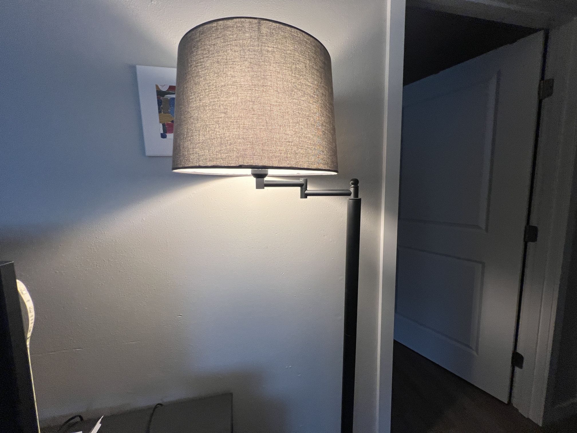 IKEA “Halkip” Floor Lamp Base & Shade