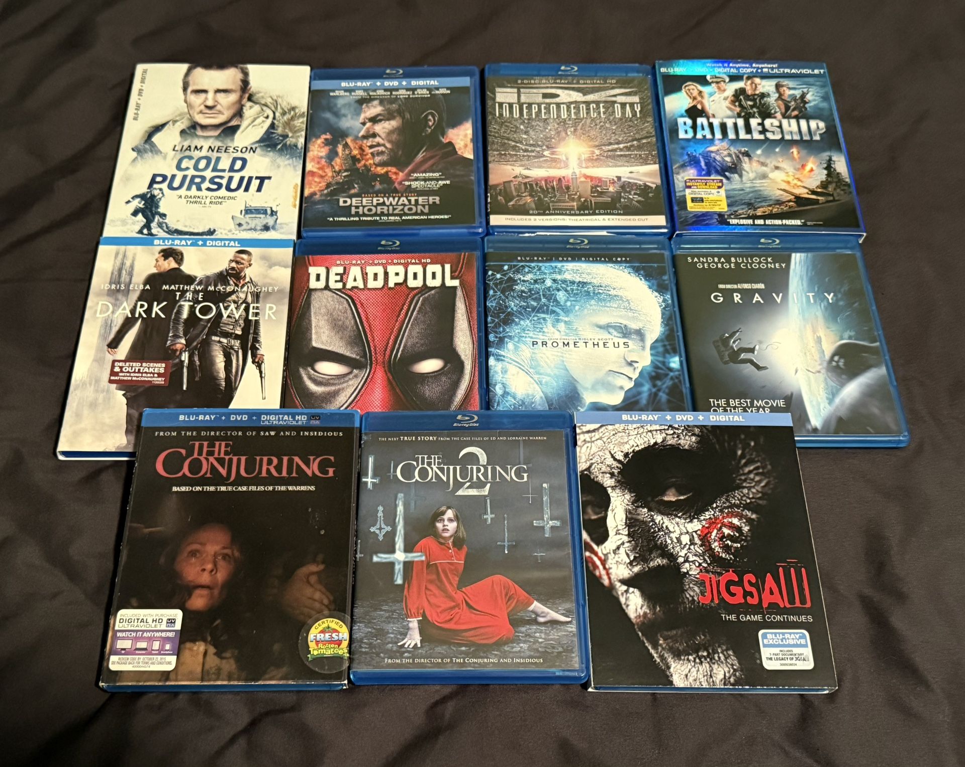 Blu-Ray / 4K Movie Packages