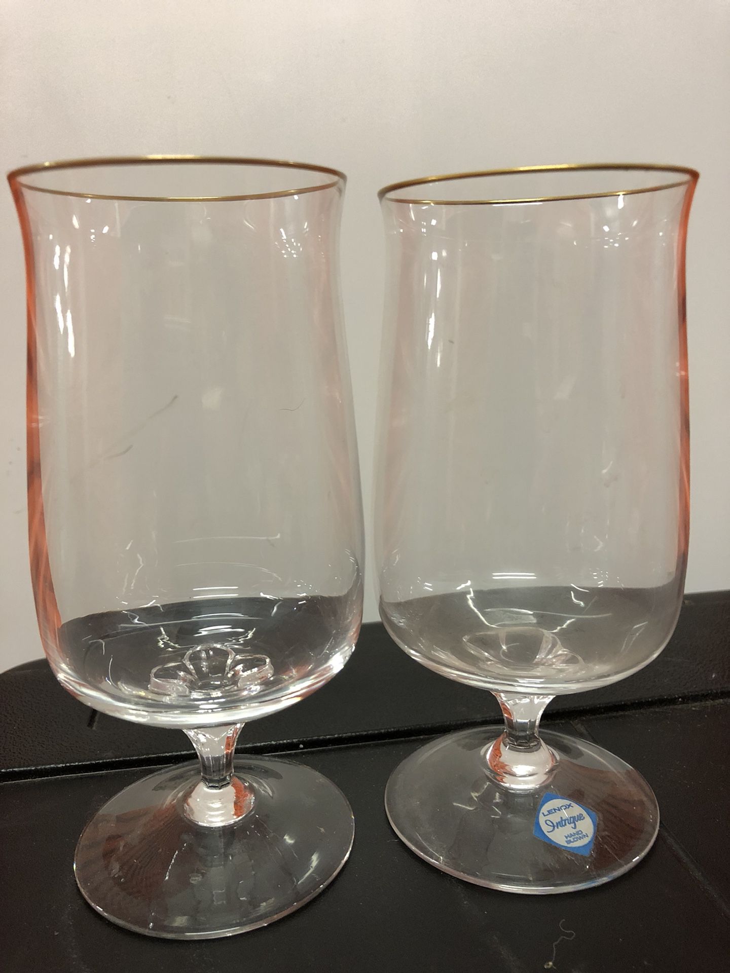 Lenox glassware wine glasses