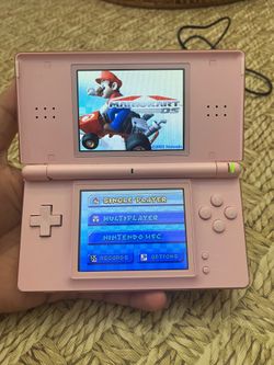 Nintendo DS Original (Pink) – Good Condition – Includes Games, Charger & two￼ stylist