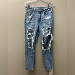 American Eagle Ripped Mom Jeans
