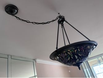 Tiffany Style Hanging Pendant Light Fixture