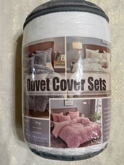 Plush Duvet Cover Set King