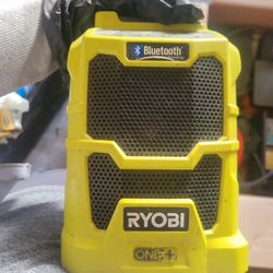 Ryobi 18V ONE+ Compact Radio with Bluetooth Wireless Technology. 
