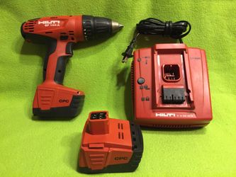 **Great Working Condition** HILTI 14.4 Volt Li-Ion Cordless Drill Set