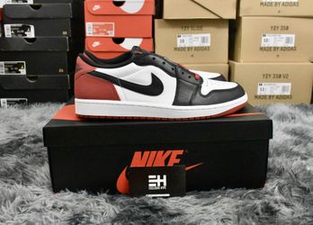 Jordan 1 Low Black Toe