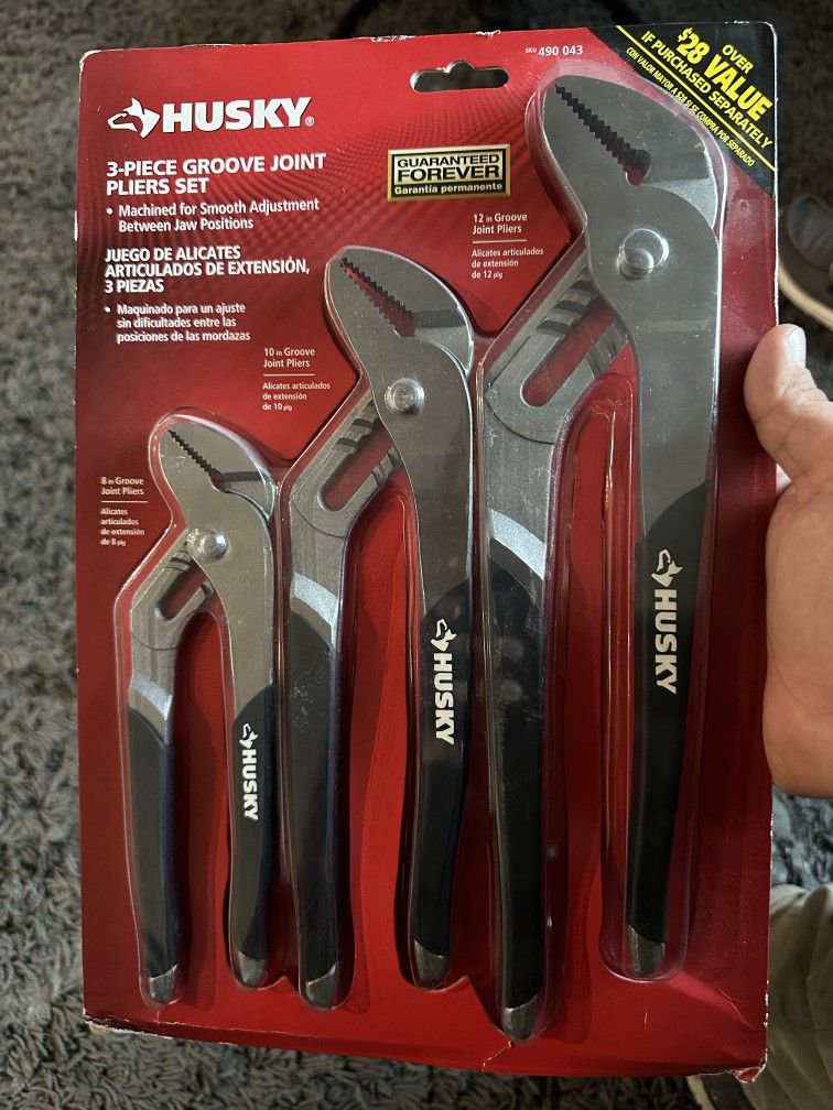 Husky 3-piece plier 