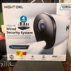 Night Owl 1080p HD Wired Security System – Brand New, Sealed