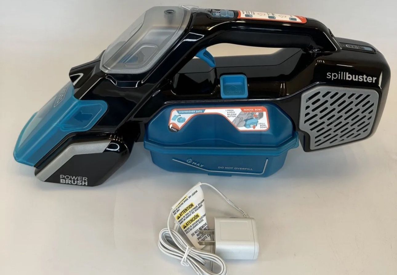 Black + Decker Spillbuster Cordless Spill & Spot Cleaner With Charger
