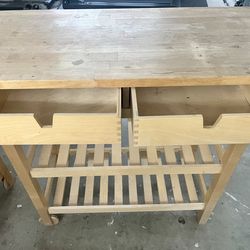 IKEA butcher block cabinets U PICK UP