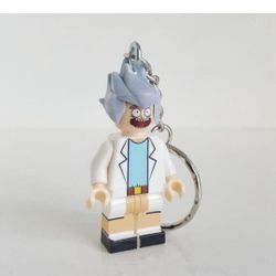 Rick custom minifigure keychain/Ornament