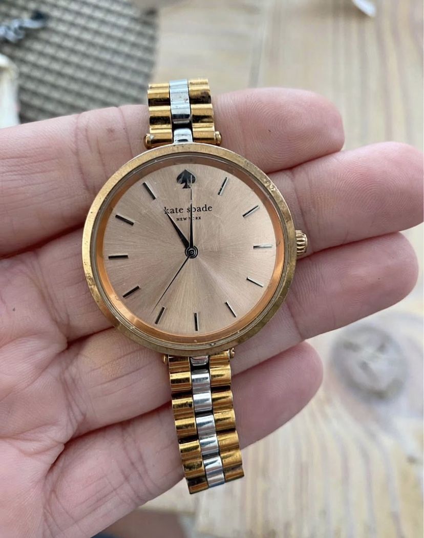 kate spade new york Women's Holland Two-Tone Stainless Steel watch 1YRU0860