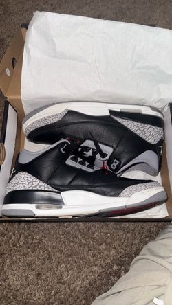 Air Jordan 3 Black Cement Sneakers