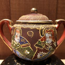 Hand painted Japanese Sugar Bowl