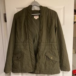 Womens Mossimo Supply Co Jacket With Fur Hoodie