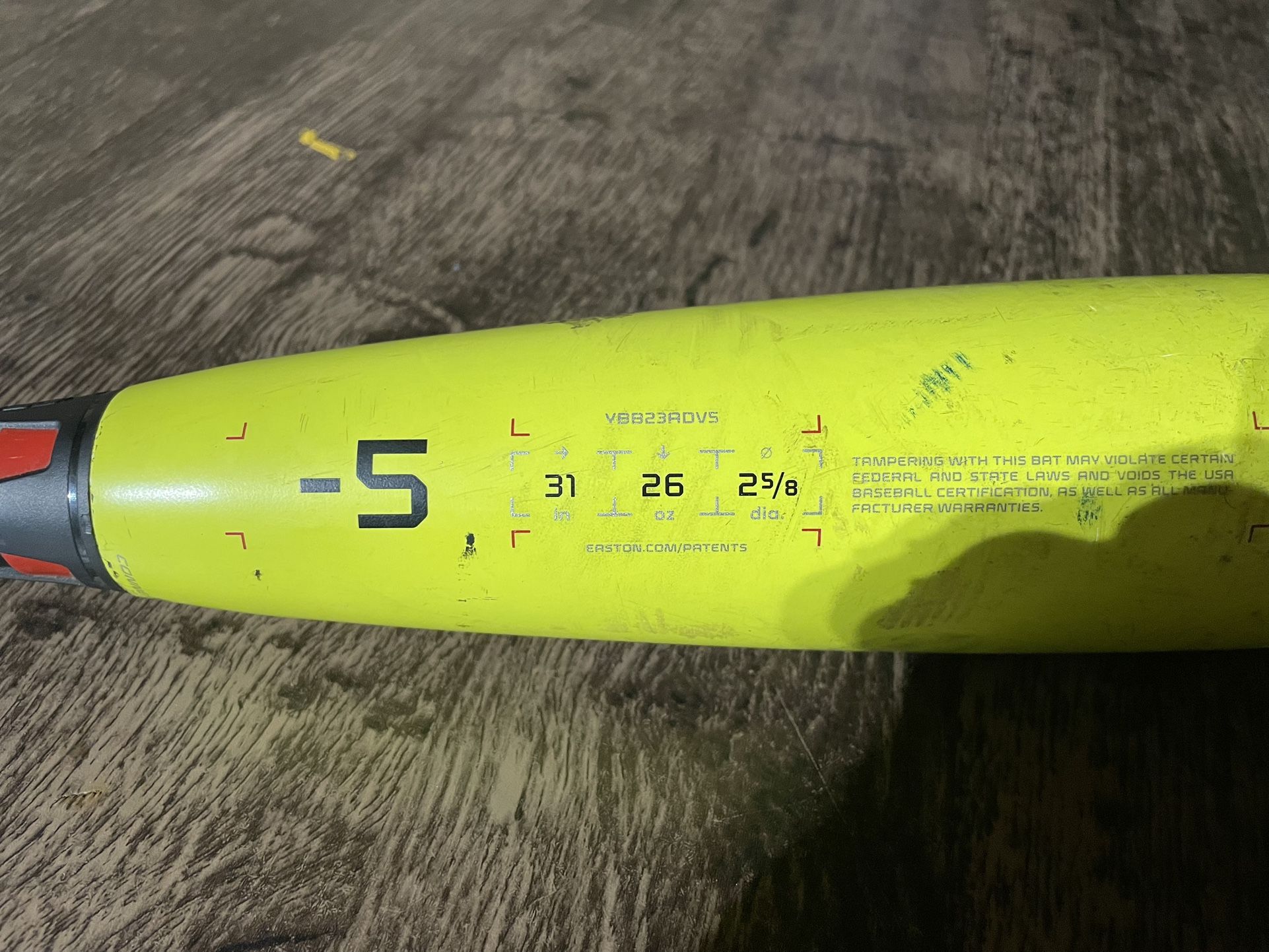 Easton ADV 360 USA Baseball Bat –5 31in