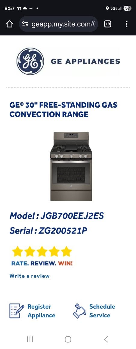 Brand New Gas Stove