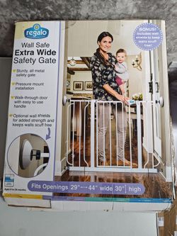 Regalo baby safety gate extra wide