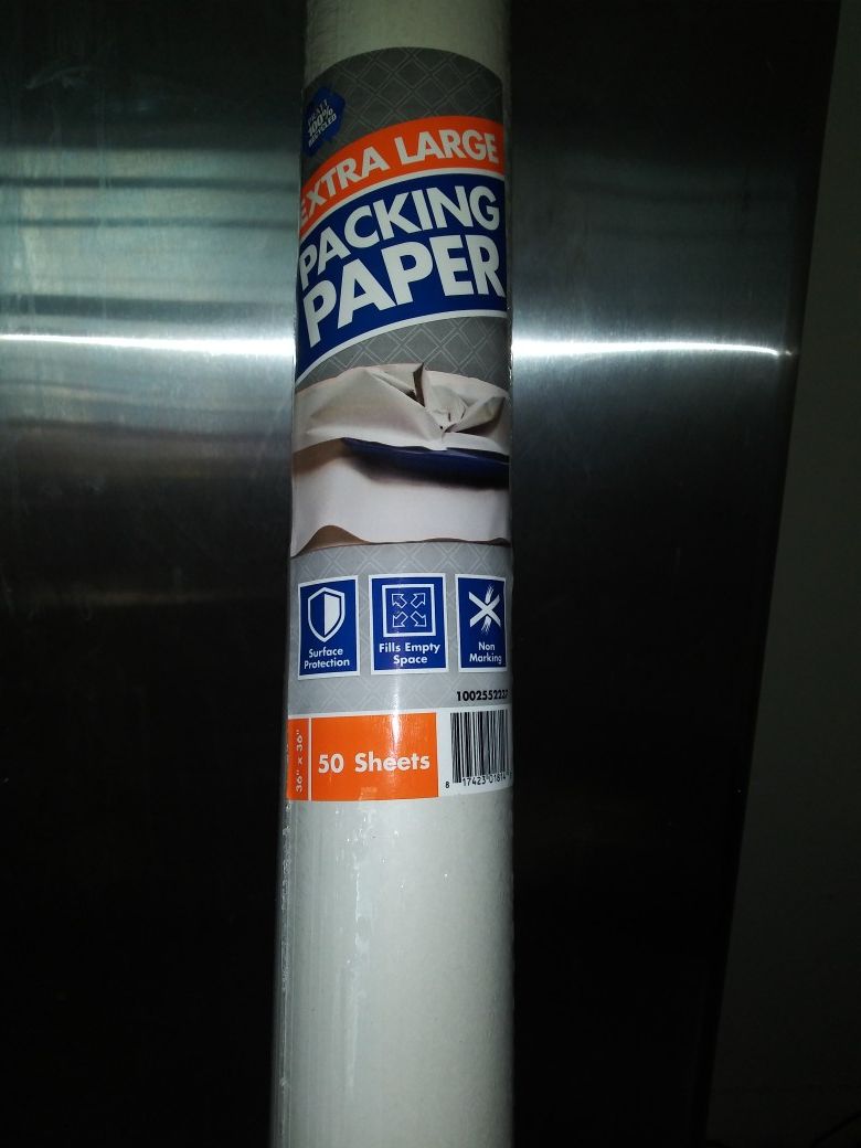 Packing paper 8 rollos 50sheets 36×36