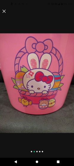 Extra Large Hello Kitty HK Easter Bucket
