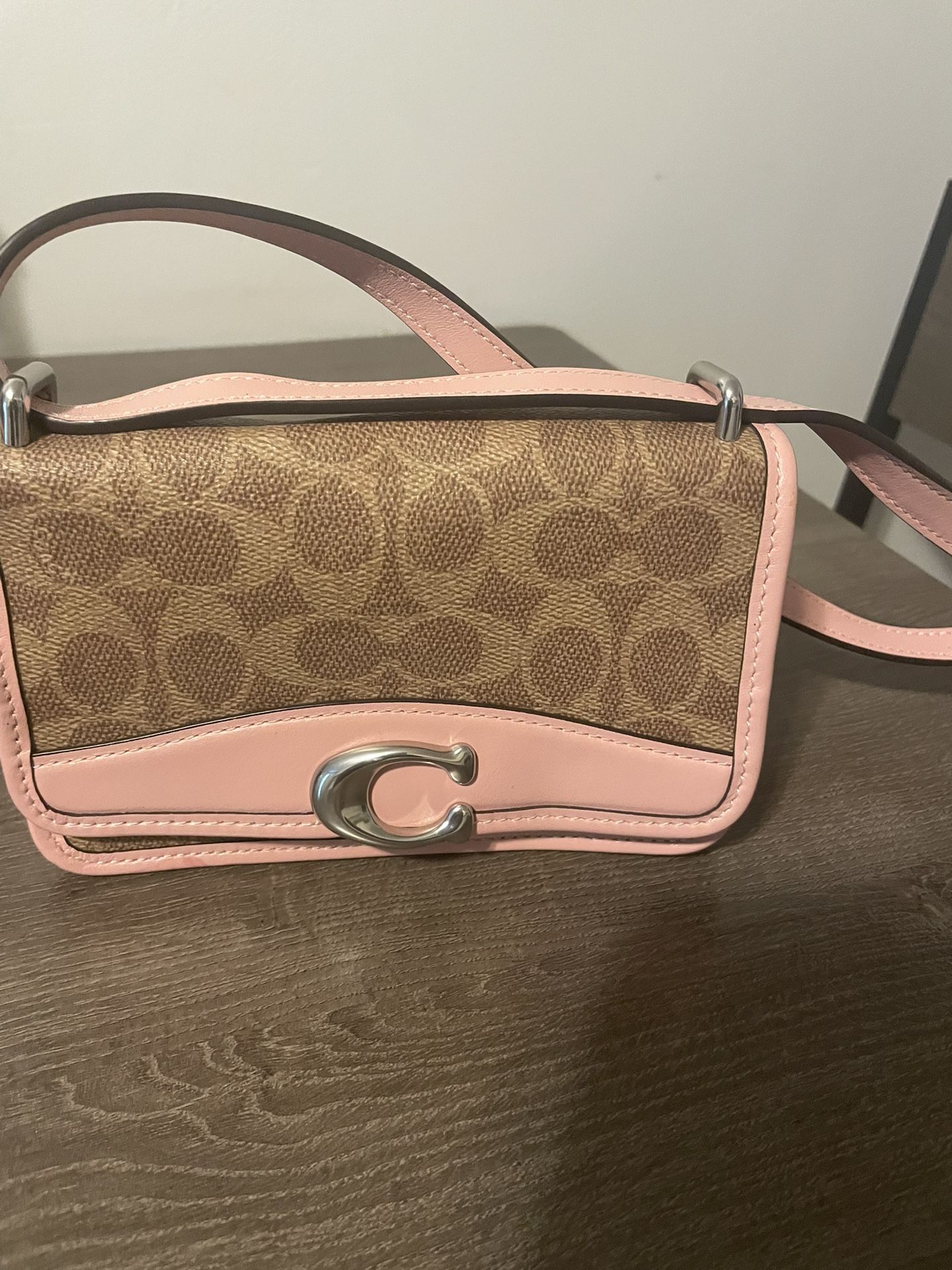 Lunar New Year Bandit Crossbody Bag In Colorblock Signature Canvas With Rabbit Charm