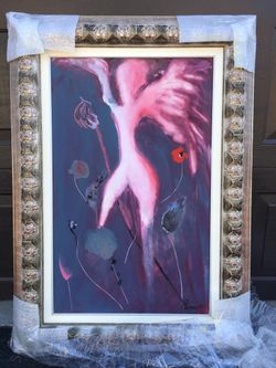 “Dawn Angel”, Carmen Marin , 2004. Original acrylic painting